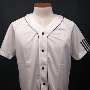Adidas Snap Button 3 Stripe Life Sports Jersey